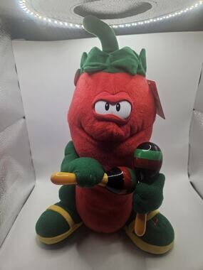Mills Cuddle Barn Red Chili Pepe Hot Animated Plush Toy With Tags Not Working